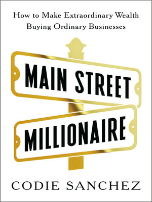 cover image of Main Street Millionaire